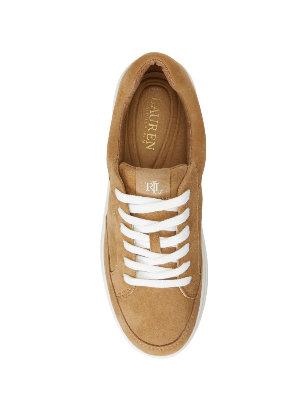 Lauren Ralph Lauren Sneakers met vlakken Bruin