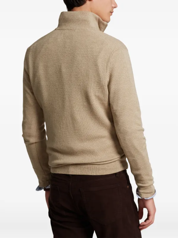 Polo Ralph Lauren ハーフジップ セーター | ニュートラル | FARFETCH JP