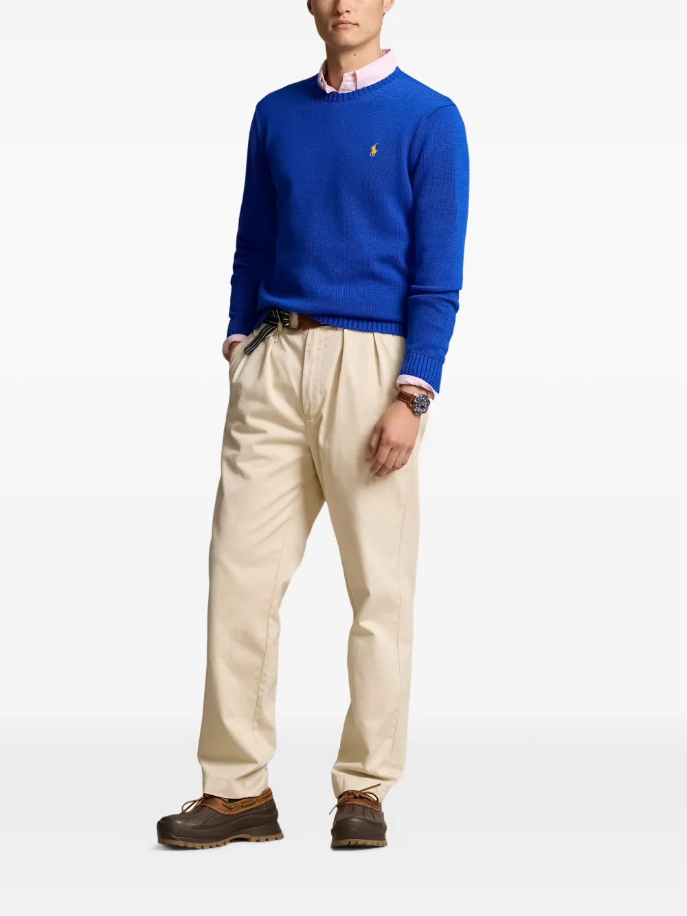 Polo Ralph Lauren Trui met geborduurd logo Blauw