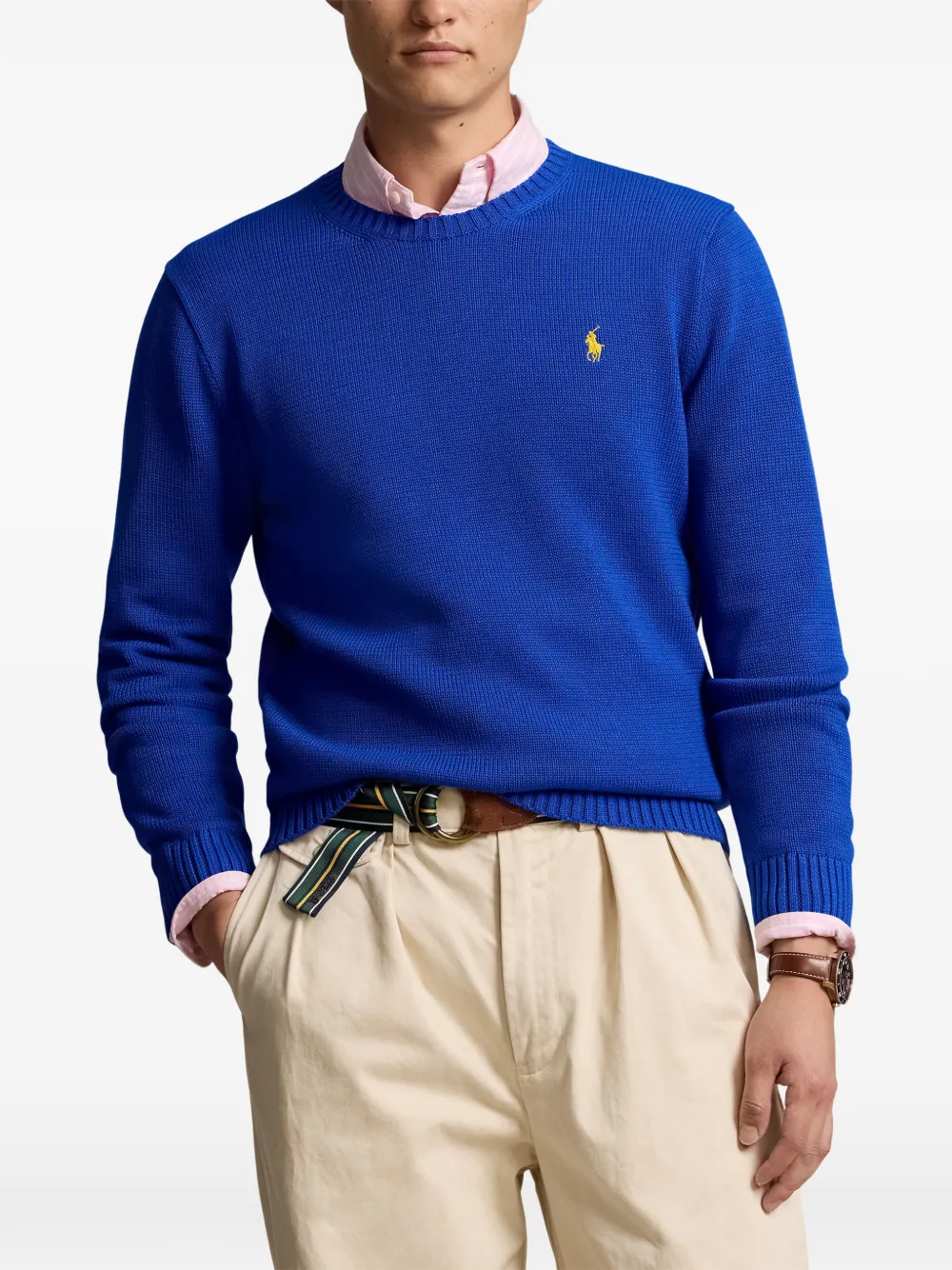 Polo Ralph Lauren Trui met geborduurd logo Blauw