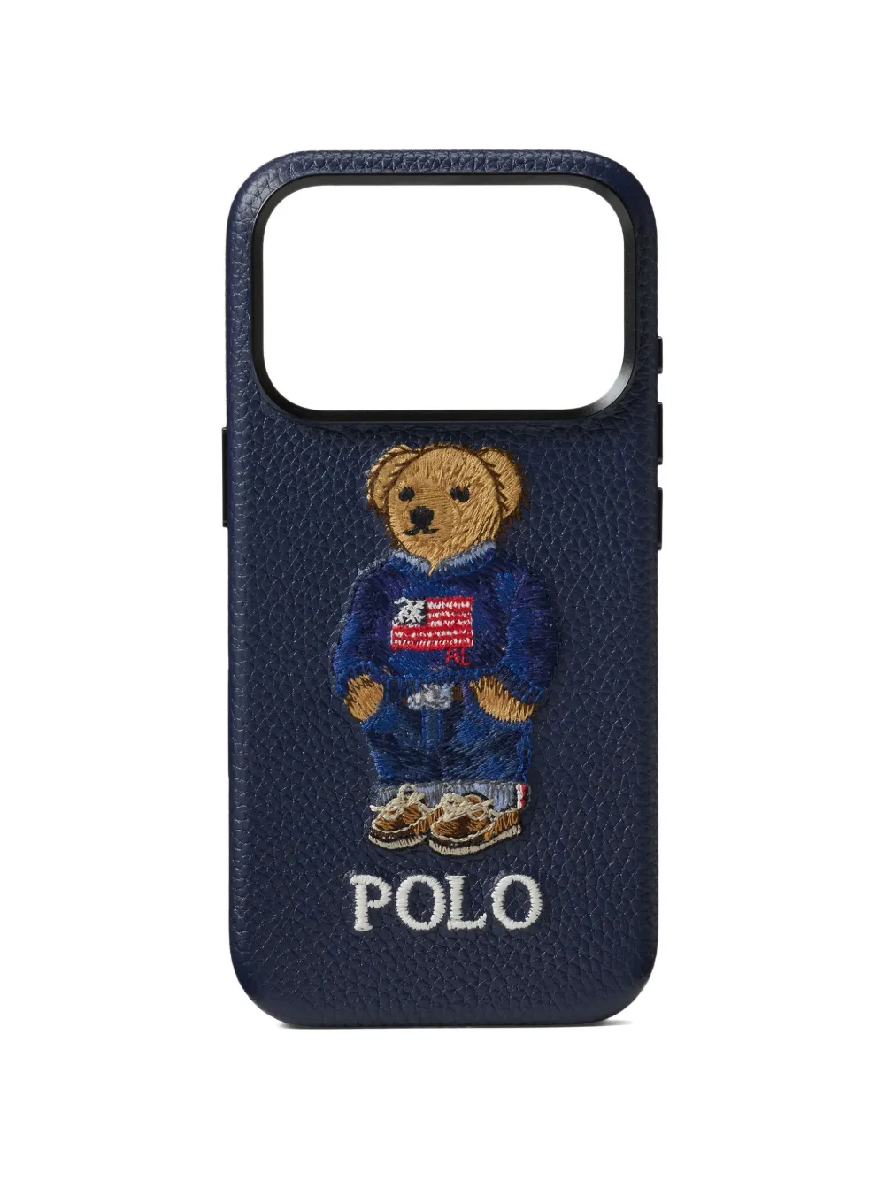 Polo Ralph Lauren Cover per smartphone con ricamo orsetto - Blu