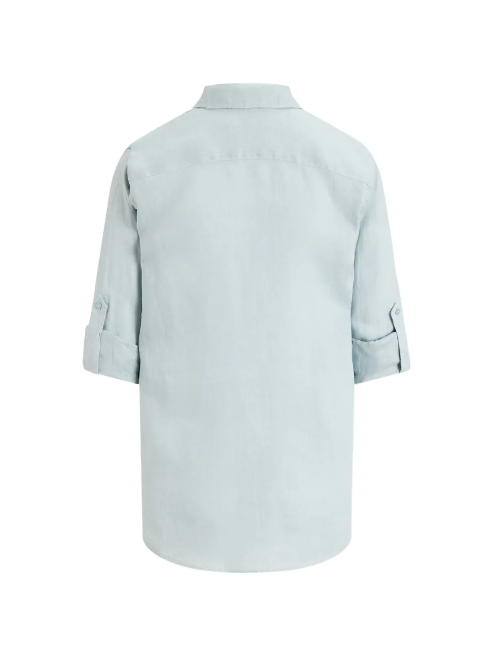 Lauren Ralph Lauren Blouse met opgerolde mouwen Blauw