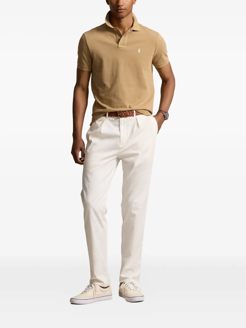 Polo Ralph Lauren Poloshirt met logo Bruin