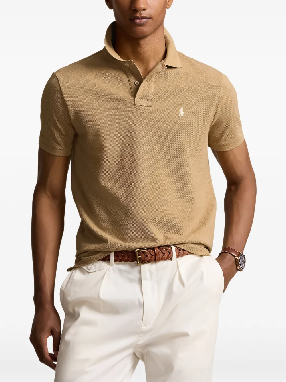 Polo Ralph Lauren Poloshirt met logo Bruin