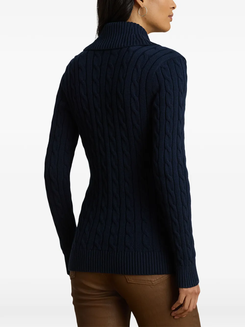 Lauren Ralph Lauren Vest met ceintuur Blauw