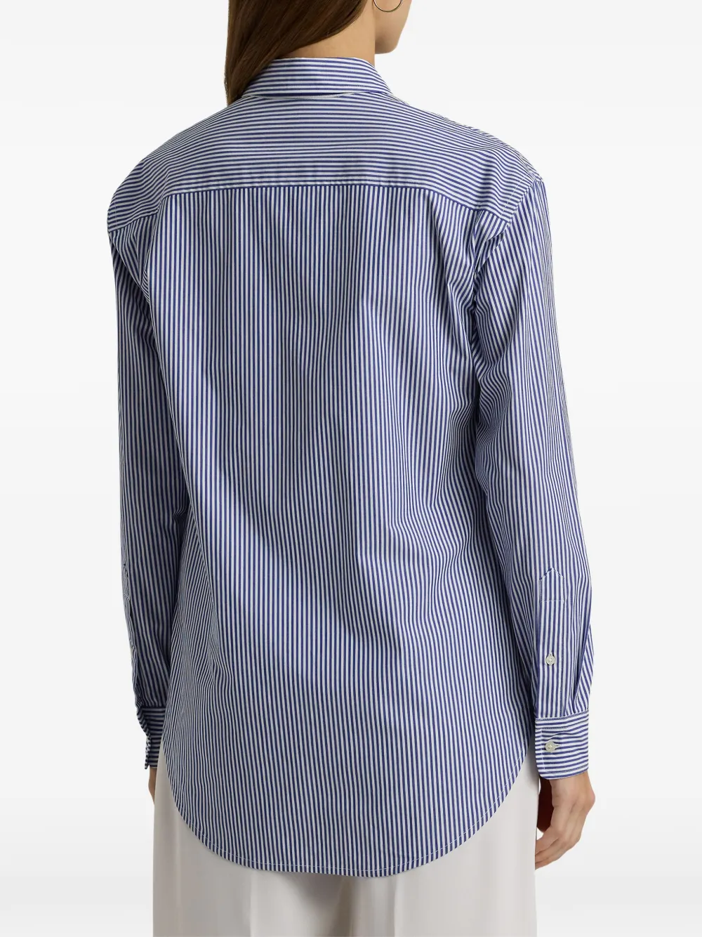 Lauren Ralph Lauren Overhemd met geborduurd logo Blauw