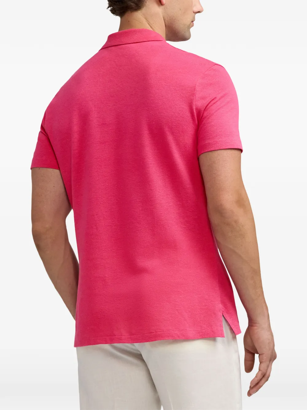 Ralph Lauren Purple Label Poloshirt met borstzak Roze
