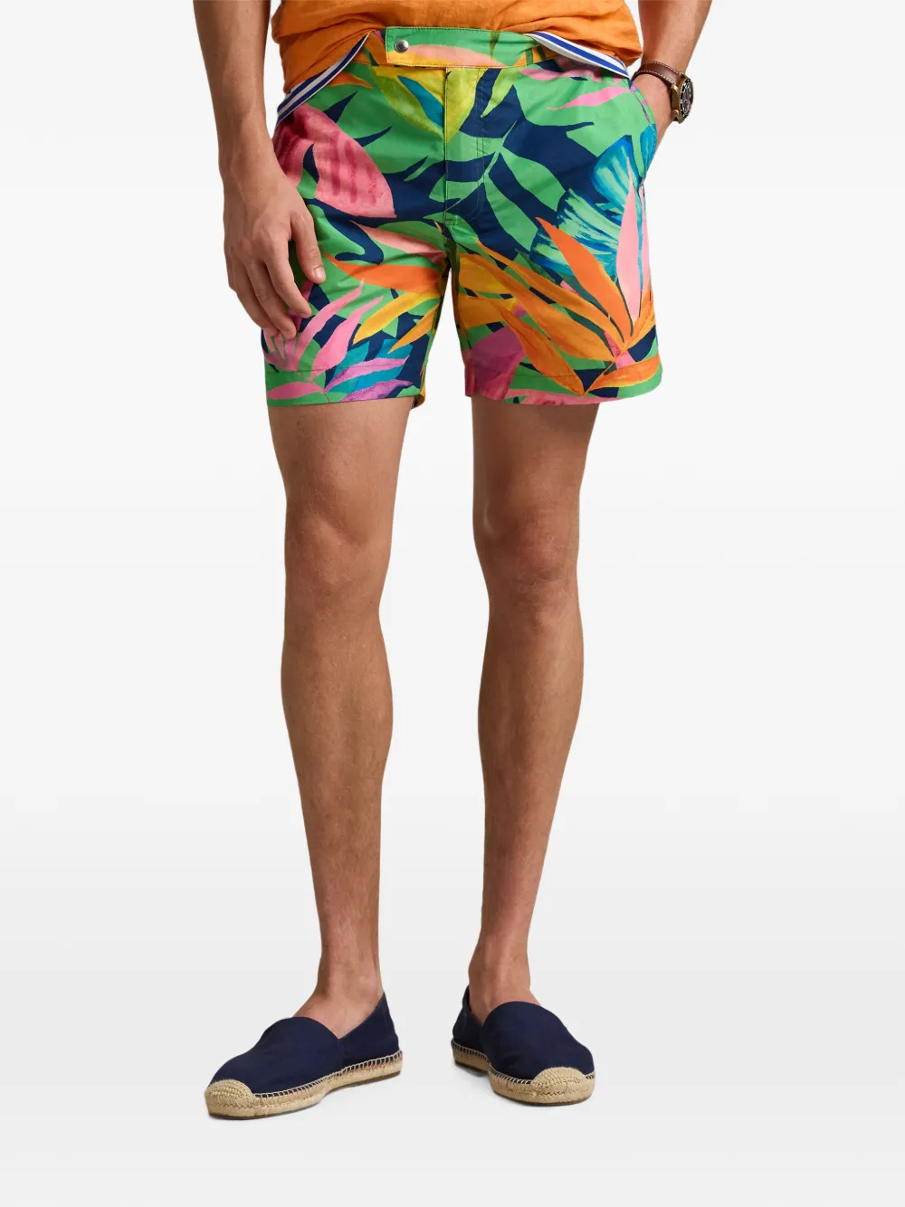 Polo Ralph Lauren Zwembroek met tropische print Groen