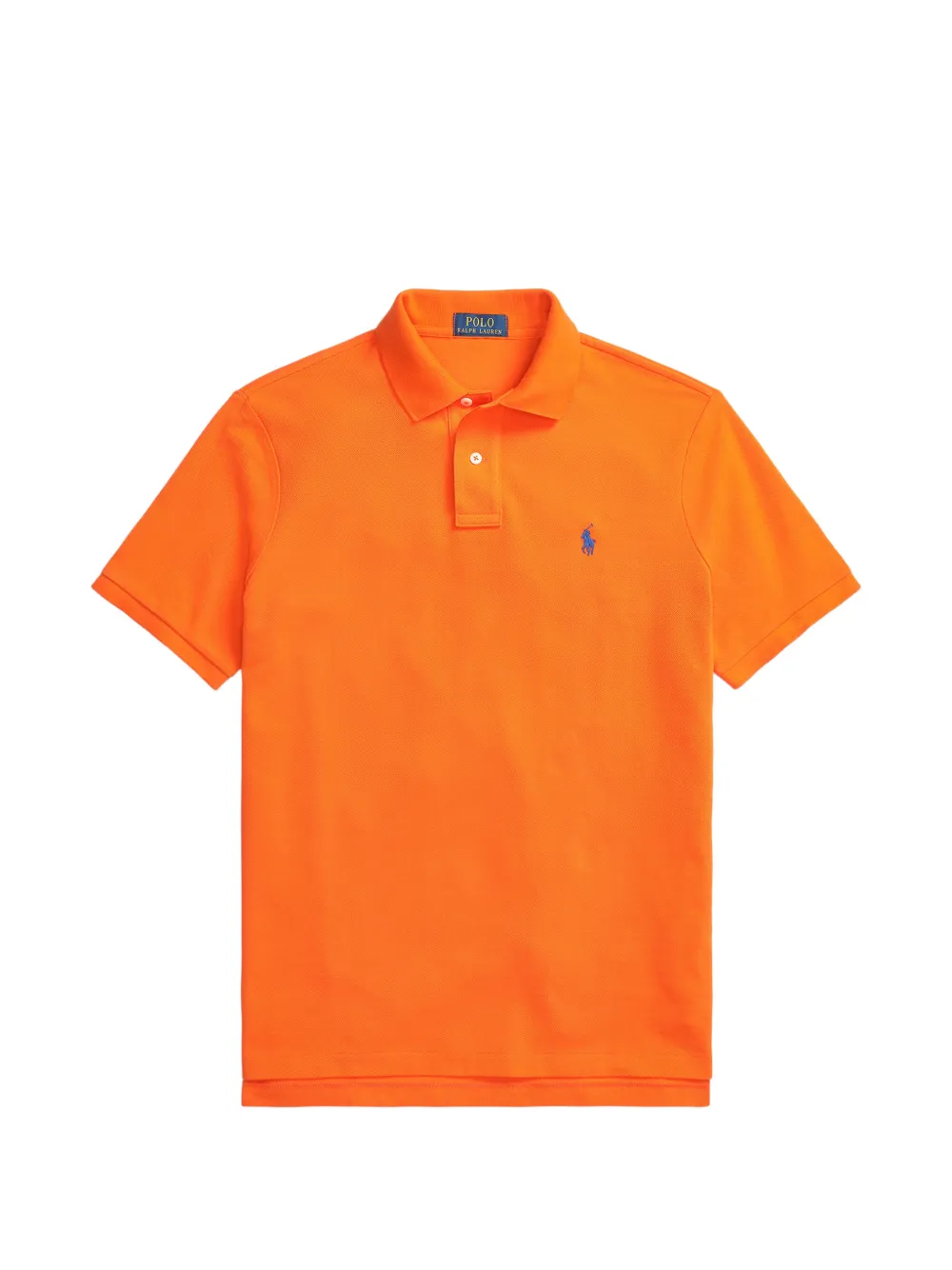 Polo Ralph Lauren embroidered-logo piqué polo shirt - Orange