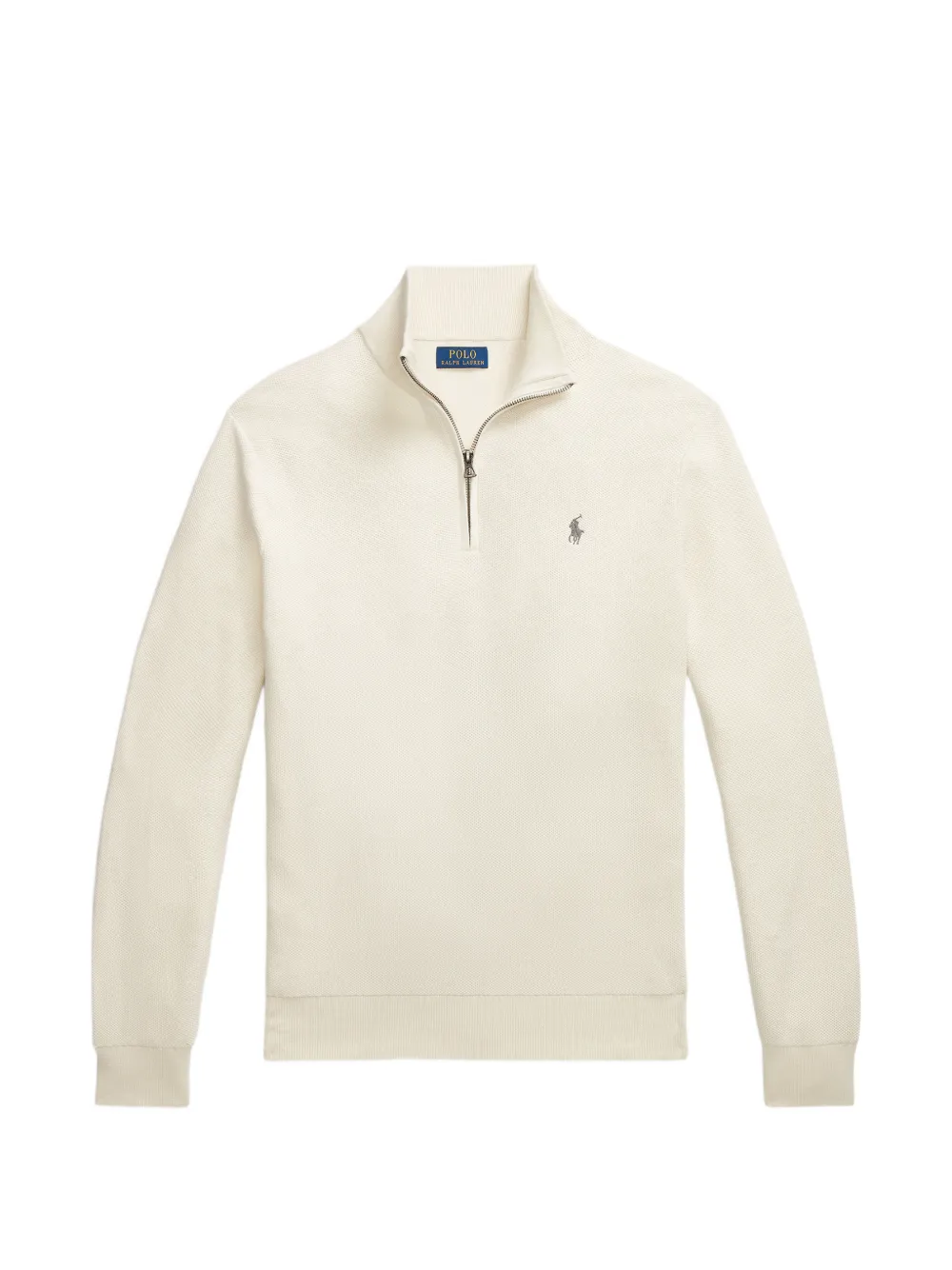 Polo Ralph Lauren quarter-zip logo-embroidered sweater