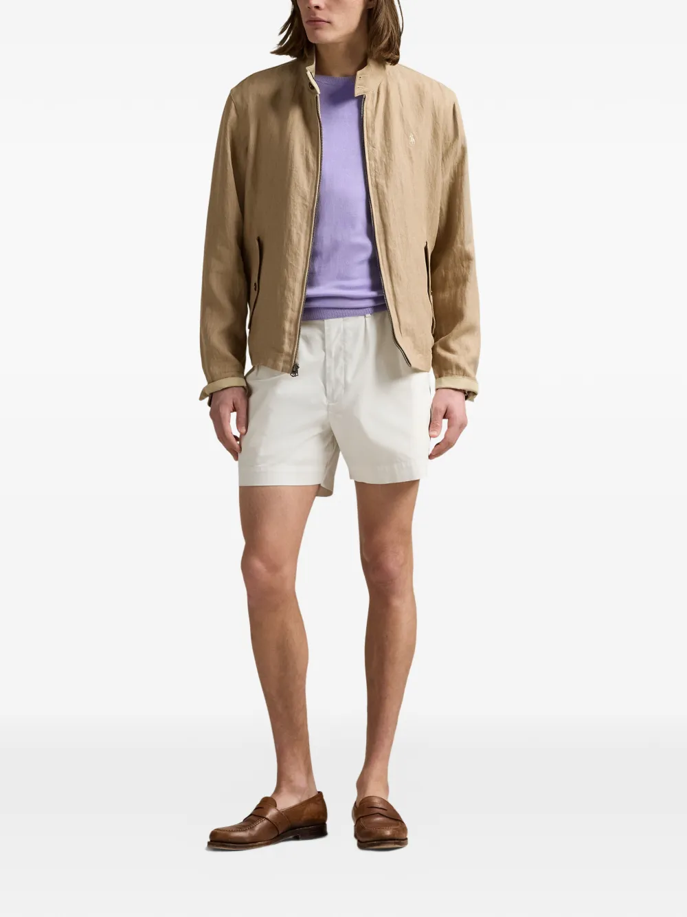 Polo Ralph Lauren Jack met geborduurd logo Beige
