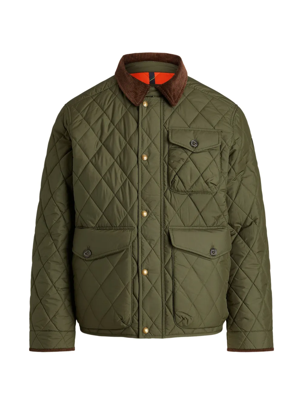Polo Ralph Lauren quilted corduroy jacket - Verde