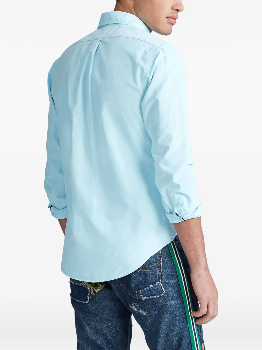 Polo Ralph Lauren Getailleerd overhemd Blauw