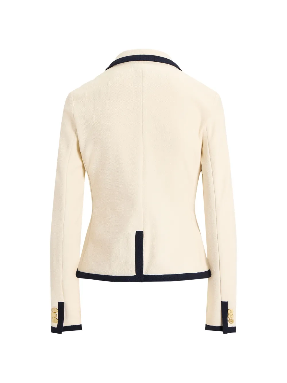 Lauren Ralph Lauren Blazer met contrasterende afwerking Beige