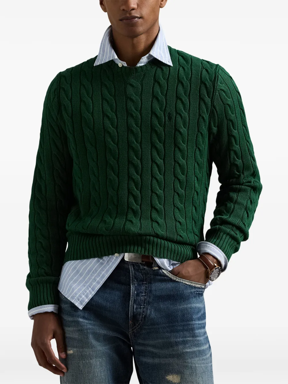 Polo Ralph Lauren Kabelgebreide trui Groen