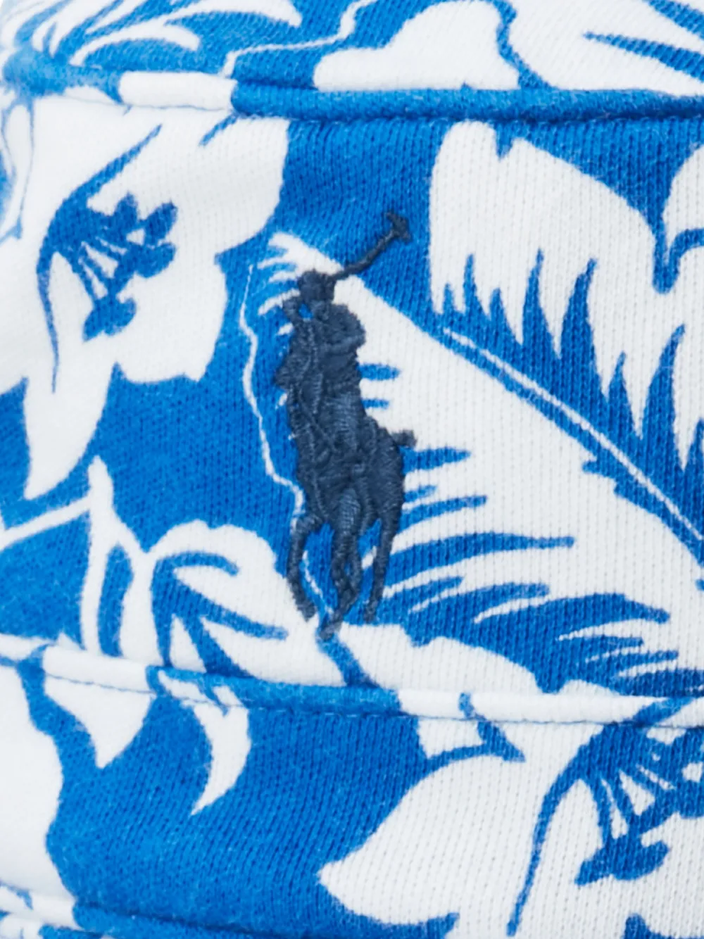 Polo Ralph Lauren Hoed met geborduurde bloemen Blauw
