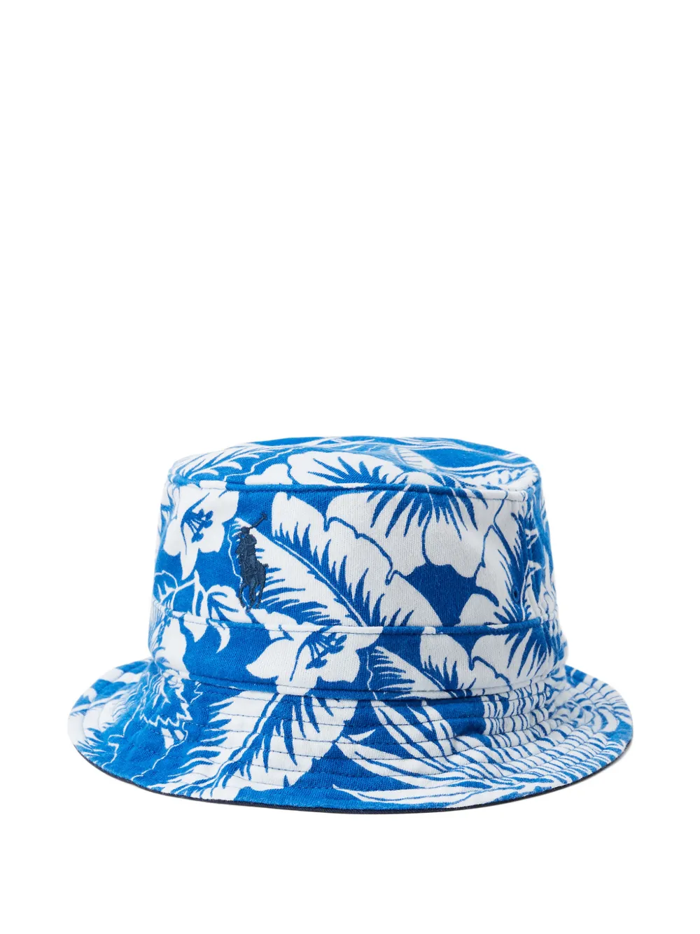 Polo Ralph Lauren Hoed met geborduurde bloemen Blauw