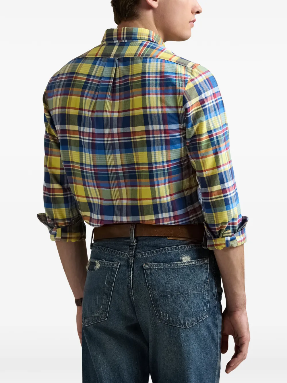 Polo Ralph Lauren Geruit overhemd Geel