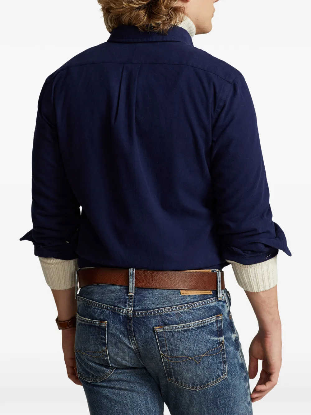 Polo Ralph Lauren Overhemd met knopen en logo Blauw