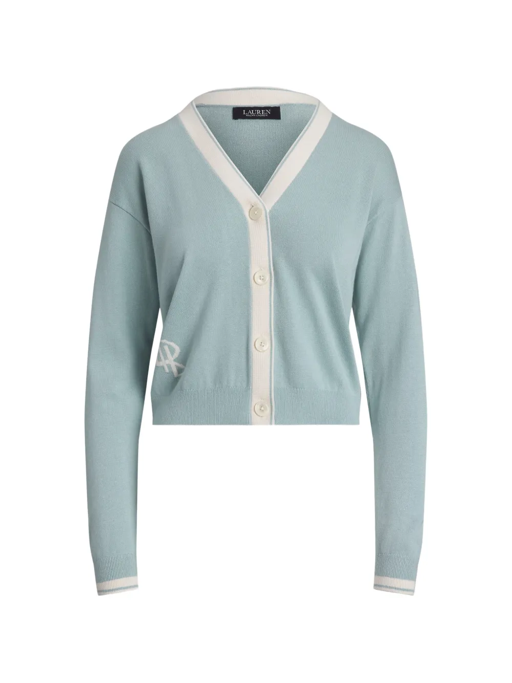 Lauren Ralph Lauren Cardigan con logo - Blu
