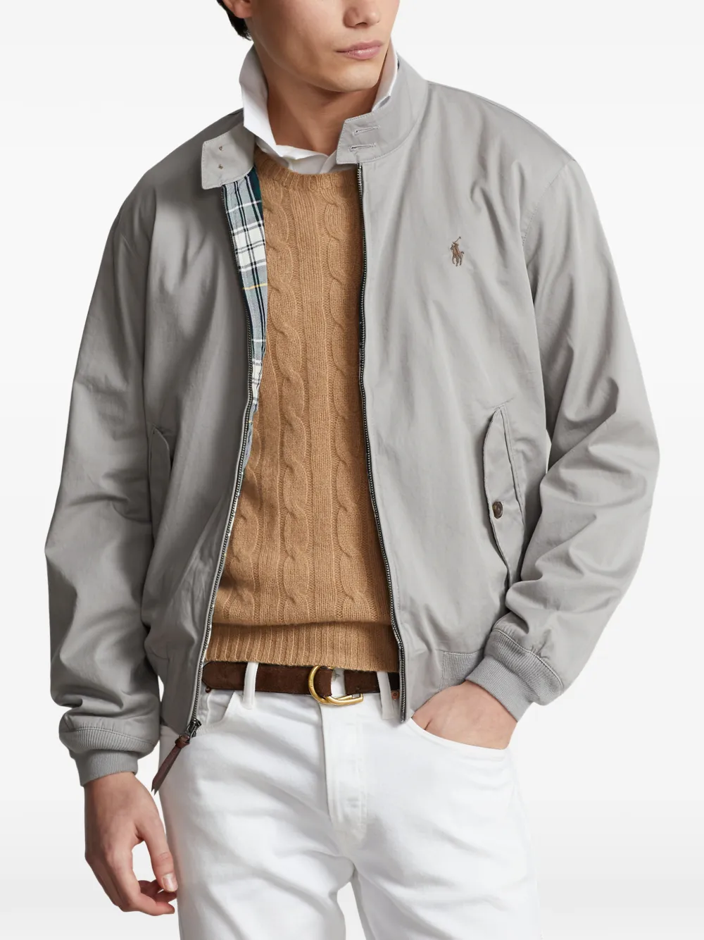 Polo Ralph Lauren Bomberjack met rits Grijs