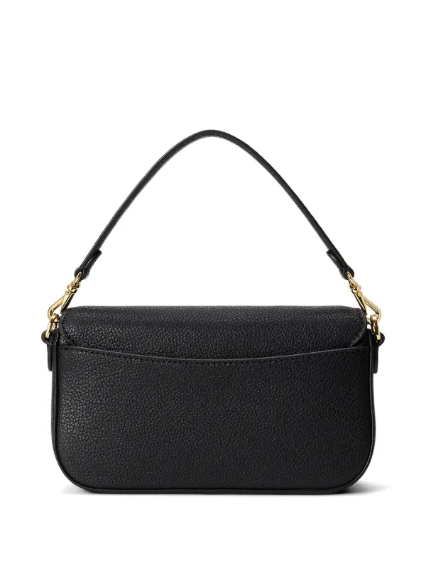 Lauren Ralph Lauren ロゴエンボス ショルダーバッグ | ブラック 