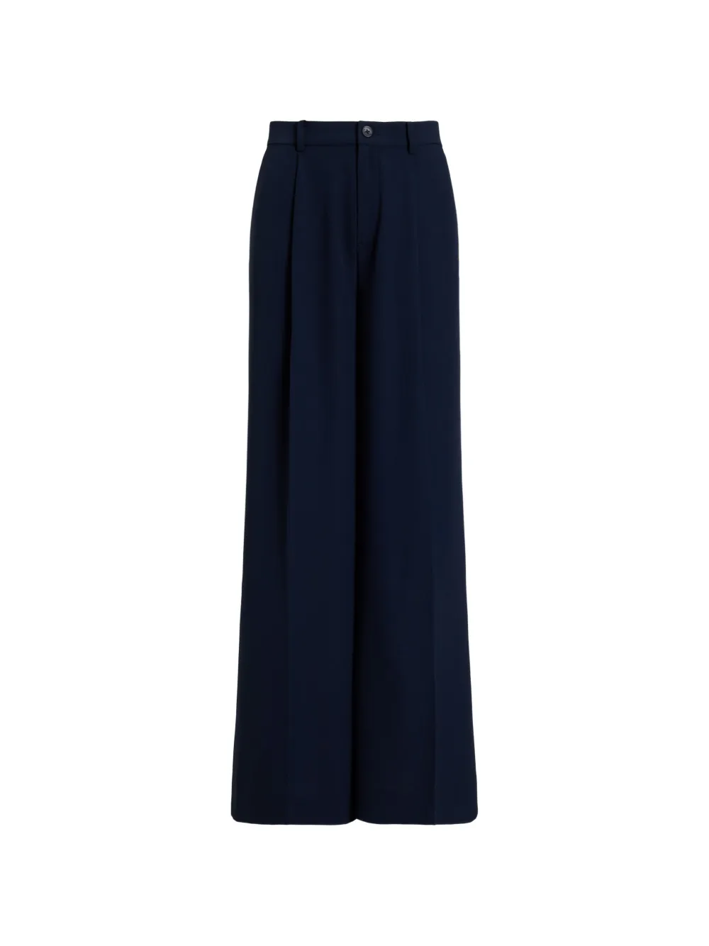 Lauren Ralph Lauren pleated wide-leg trousers - Blu