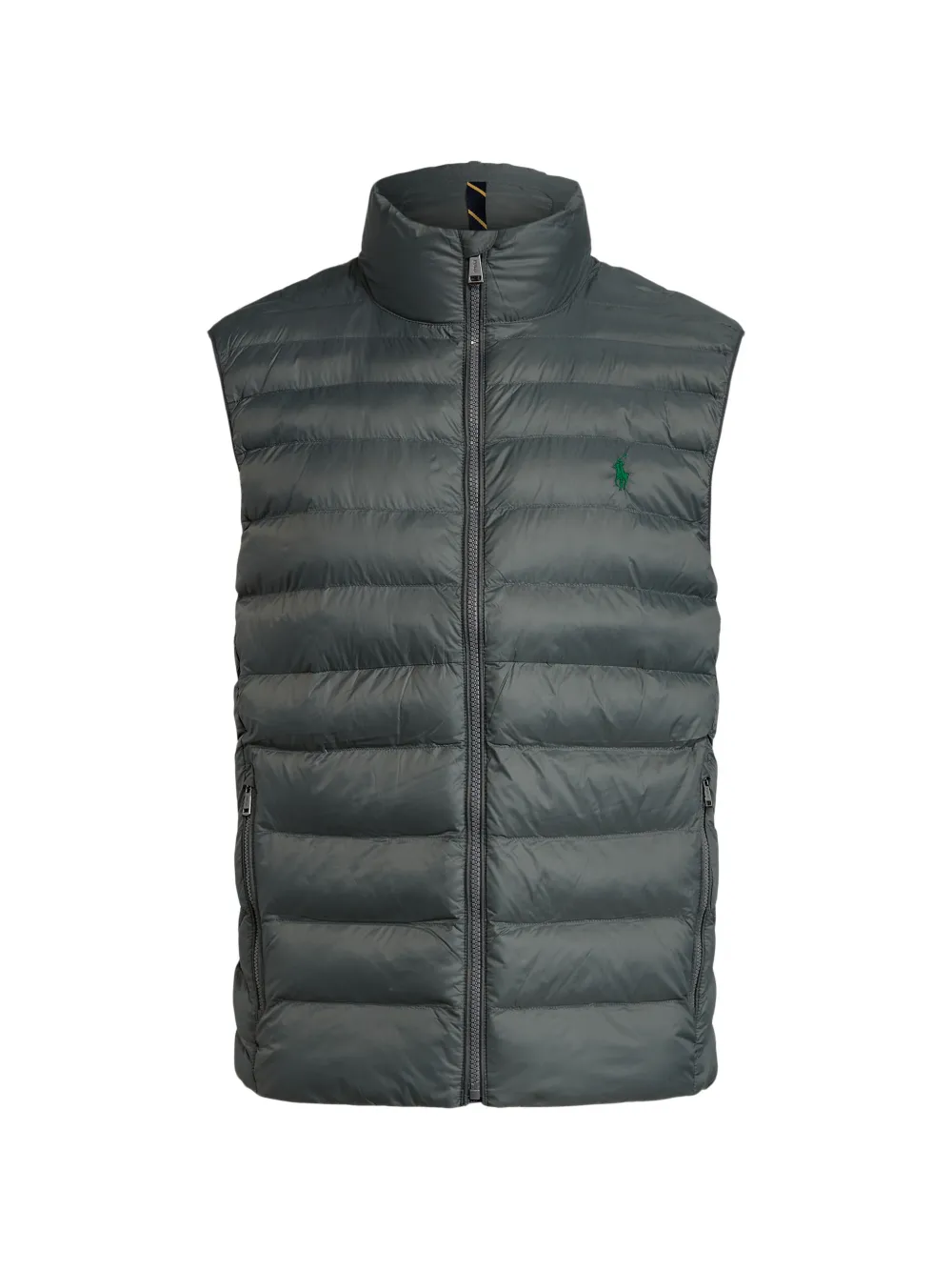 Polo Ralph Lauren logo print quilted gilet - Grey