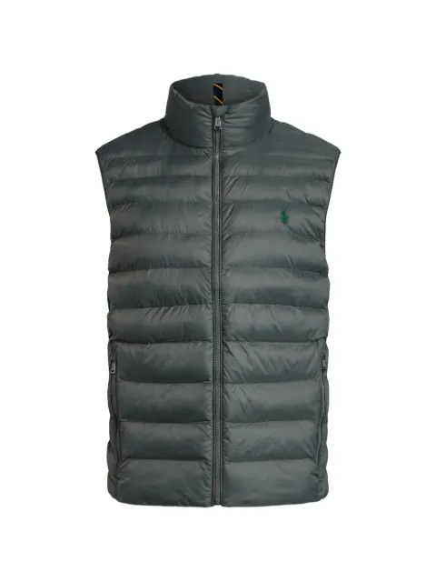Polo Ralph Lauren logo print quilted gilet