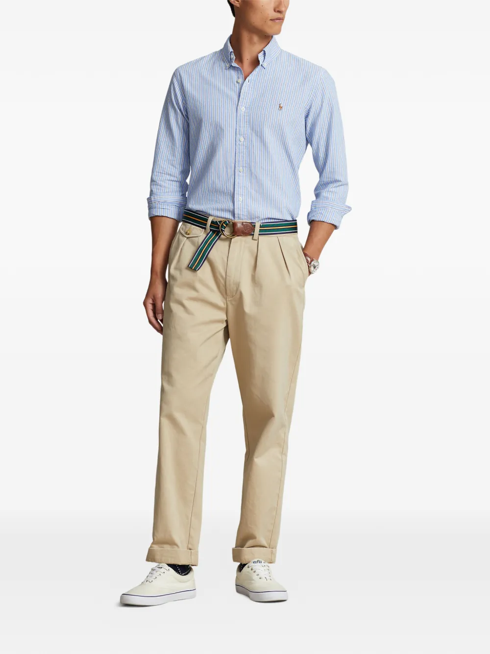 Polo Ralph Lauren Gestreept overhemd Blauw