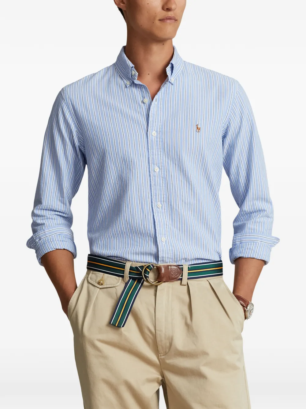 Polo Ralph Lauren Gestreept overhemd Blauw