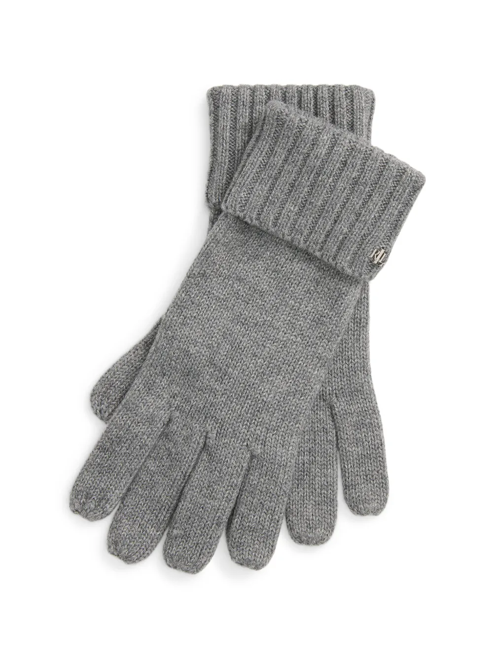 Lauren Ralph Lauren ribbed gloves - Grau