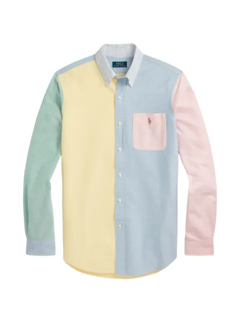 Polo Ralph Lauren colour-block pocket shirt