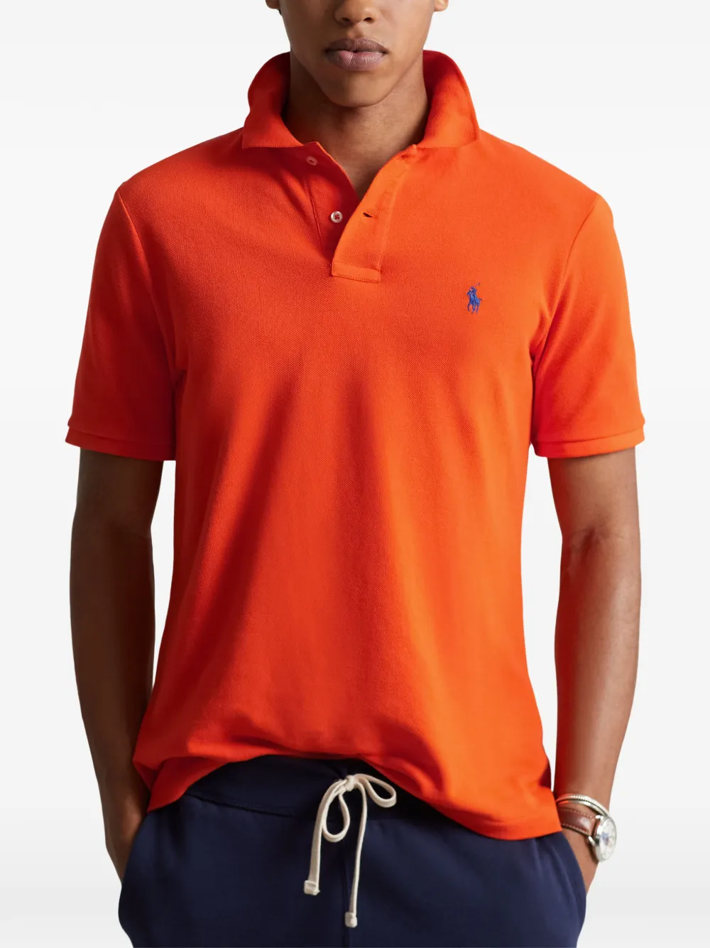 Polo Ralph Lauren Poloshirt mit kurzen Ärmeln - Orange