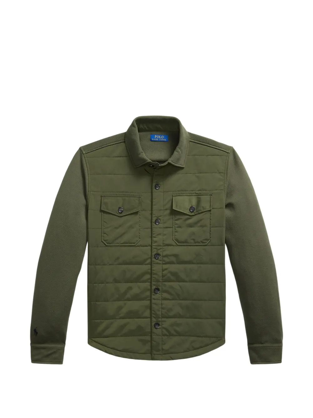 Polo Ralph Lauren quilted-panel shirt - Grün