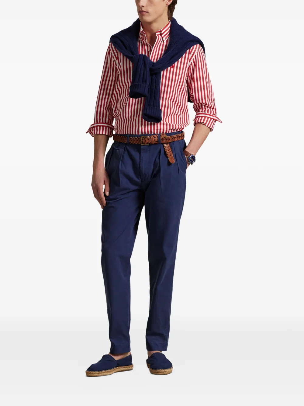 Polo Ralph Lauren Gestreept overhemd Rood