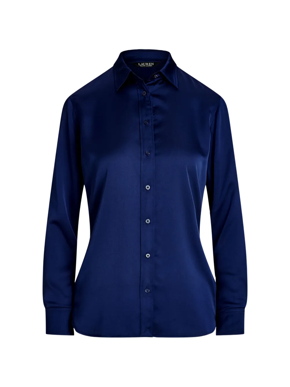 Lauren Ralph Lauren buttoned long-sleeve shirt - Blu