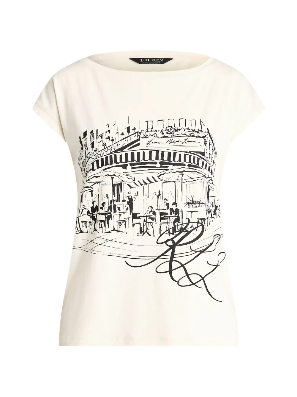 Lauren Ralph Lauren Lauren Petite graphic T-shirt - Toni neutri