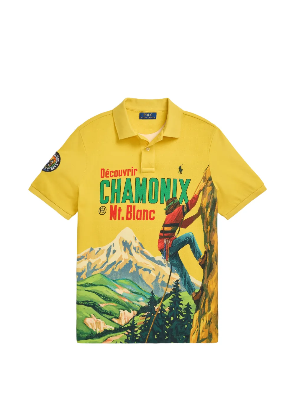 Polo Ralph Lauren Poloshirt mit Print - Gelb