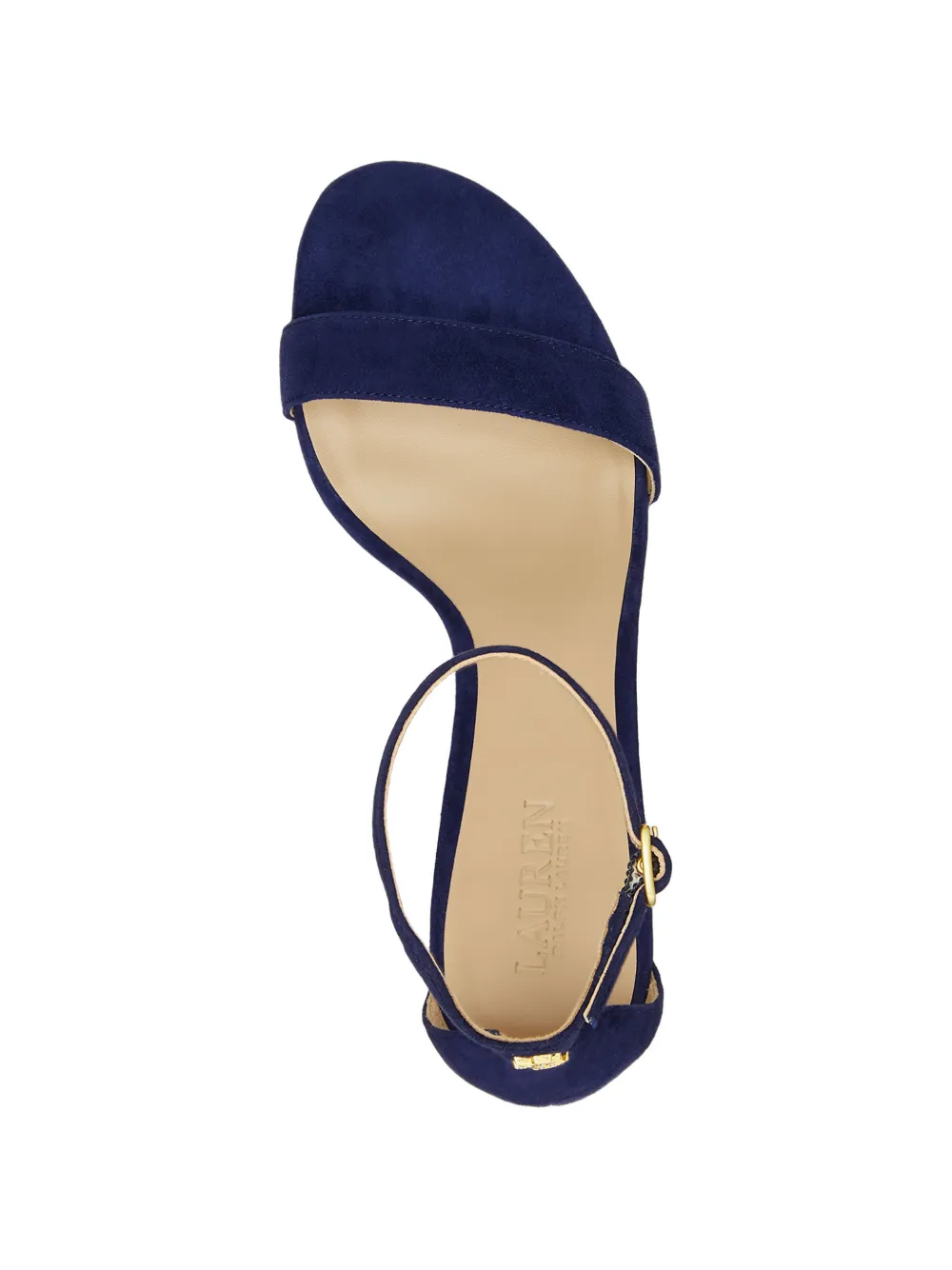 Lauren Ralph Lauren 80 mm sandalen met enkelbandje en hak Blauw