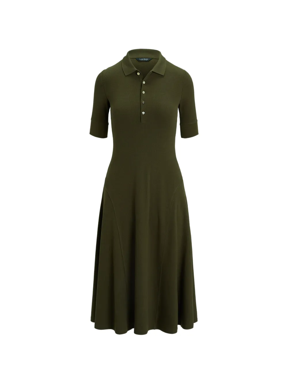 Lauren Ralph Lauren Abito midi svasato - Verde