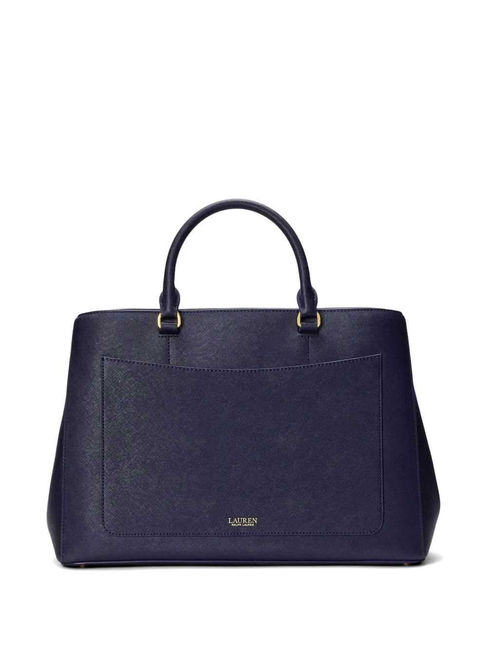 Lauren Ralph Lauren Hanna leren crossbodytas Blauw