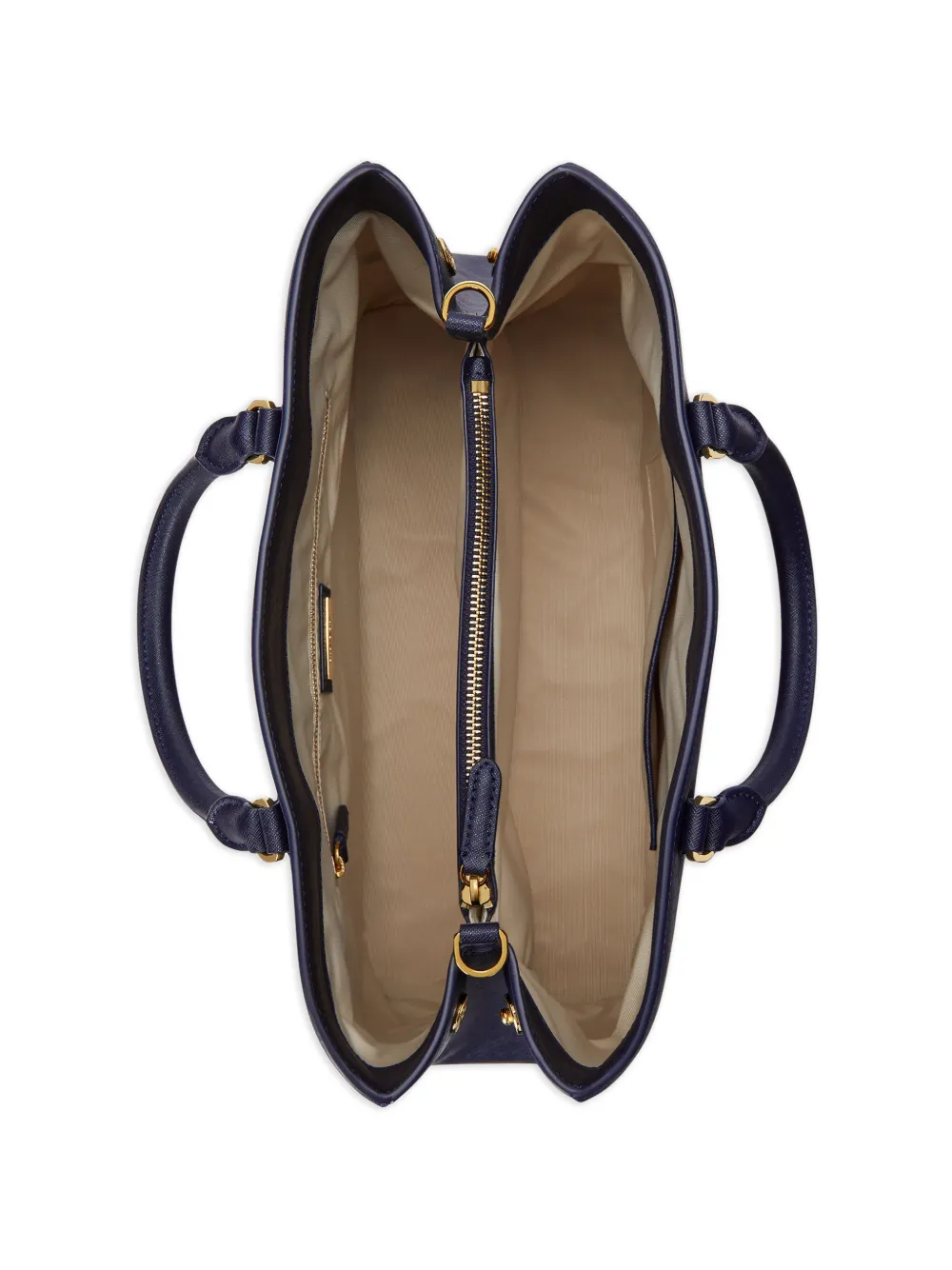 Lauren Ralph Lauren Hanna leren crossbodytas Blauw