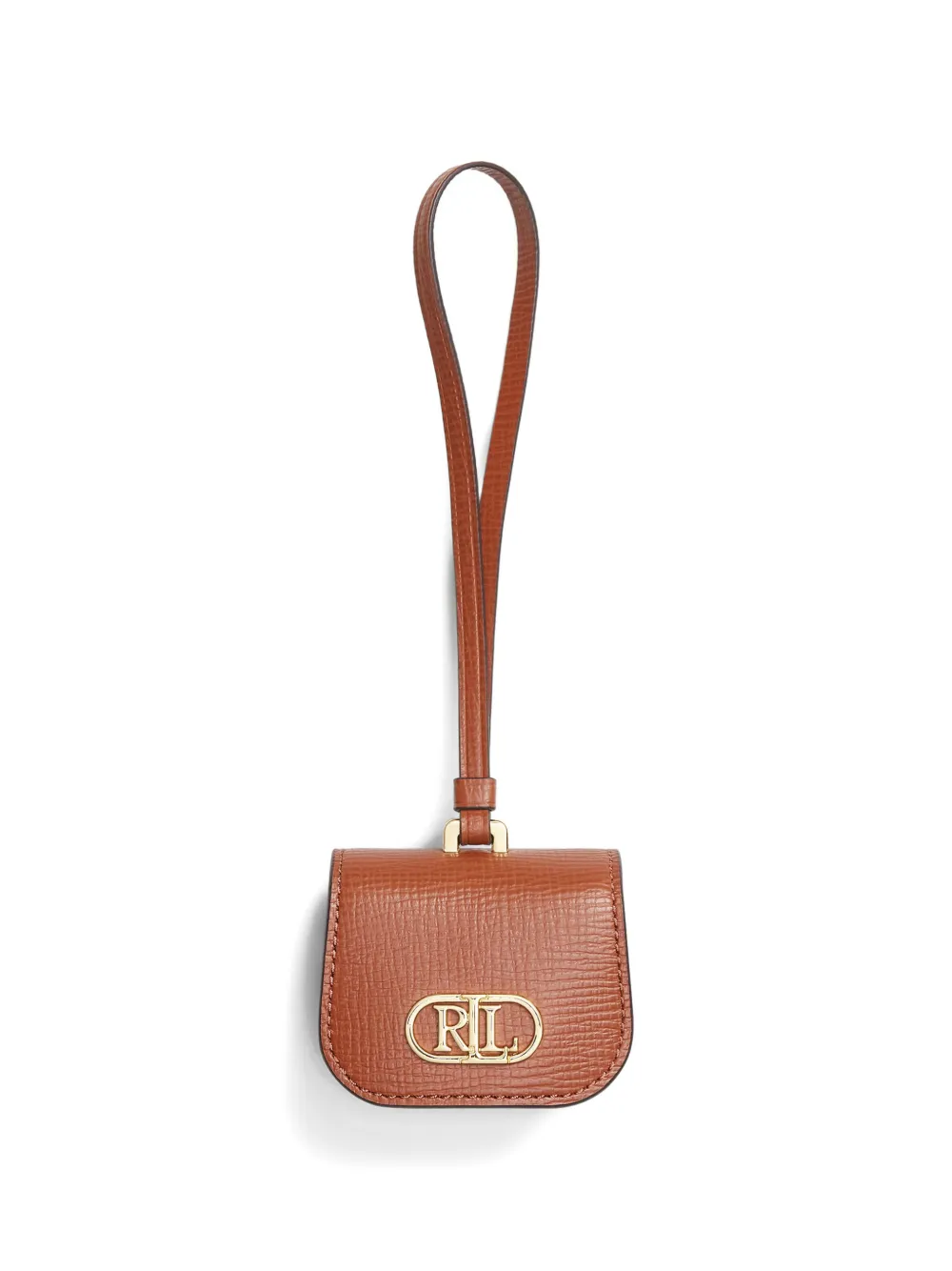Lauren Ralph Lauren logo keyring - Braun