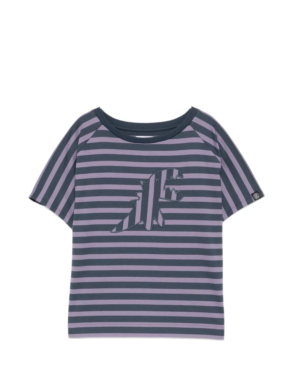 SPORT b. by agnès b. Dino applique T-shirt - Viola