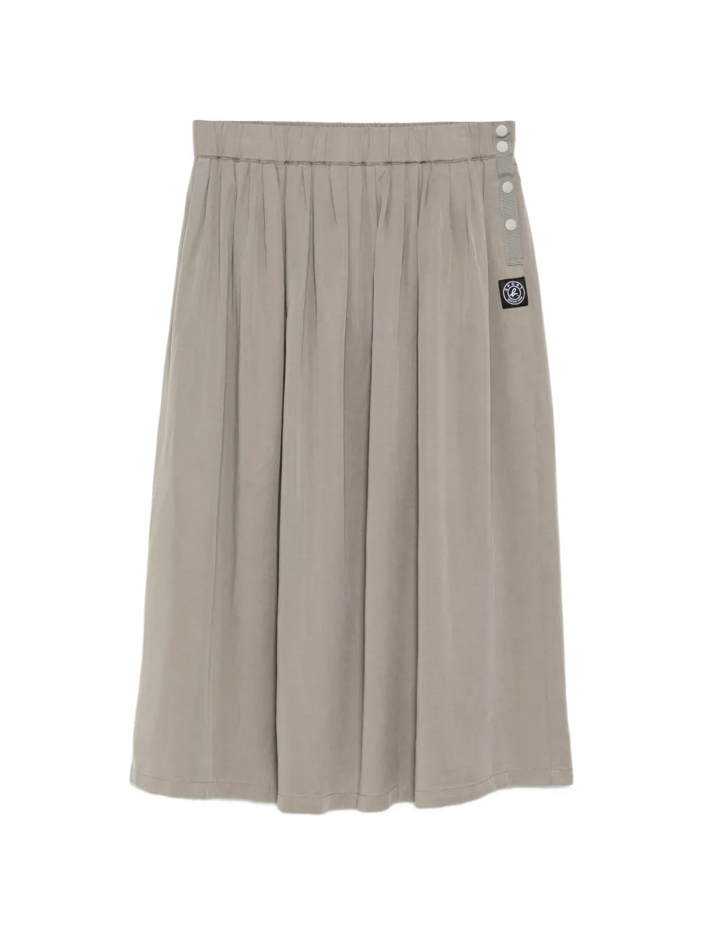SPORT b. by agnès b. TENCEL PLEAT SKIRT - Marrone