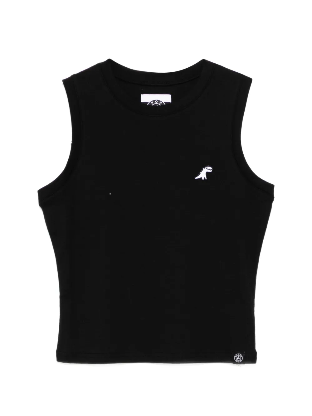 SPORT b. by agnès b. Dino logo-patched tank top - Nero