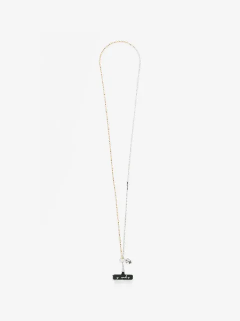 agnès b.  two-tone chain phone strap
