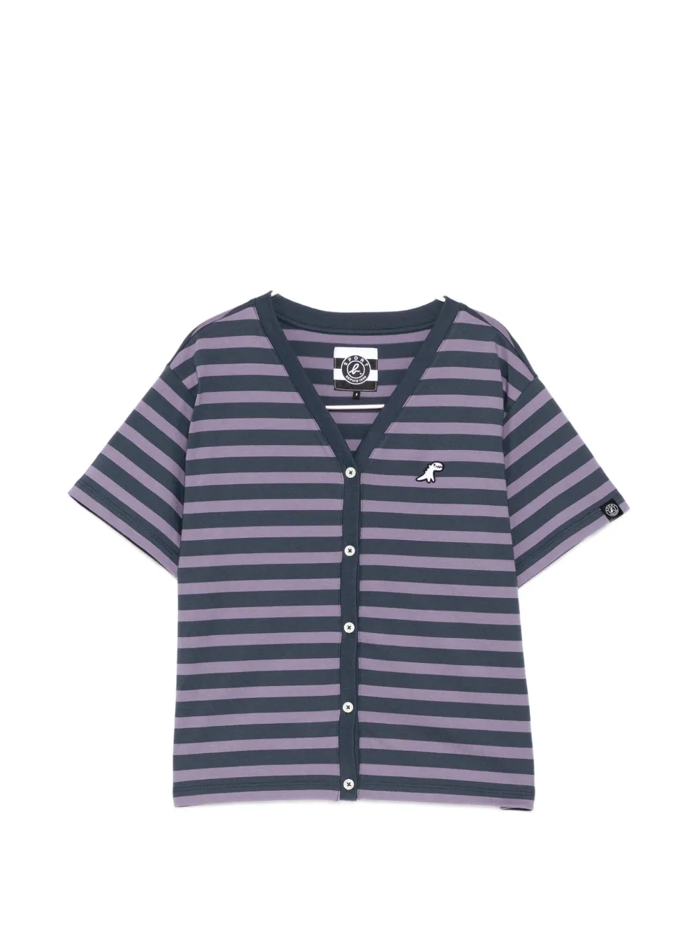SPORT b. by agnès b. striped short-sleeve T-shirt - Viola