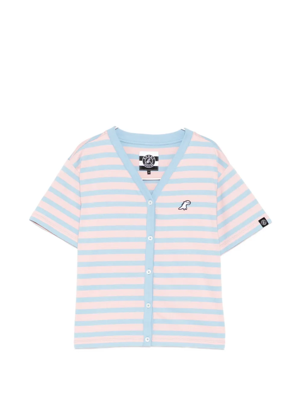 SPORT b. by agnès b. striped short-sleeve T-shirt - Blu